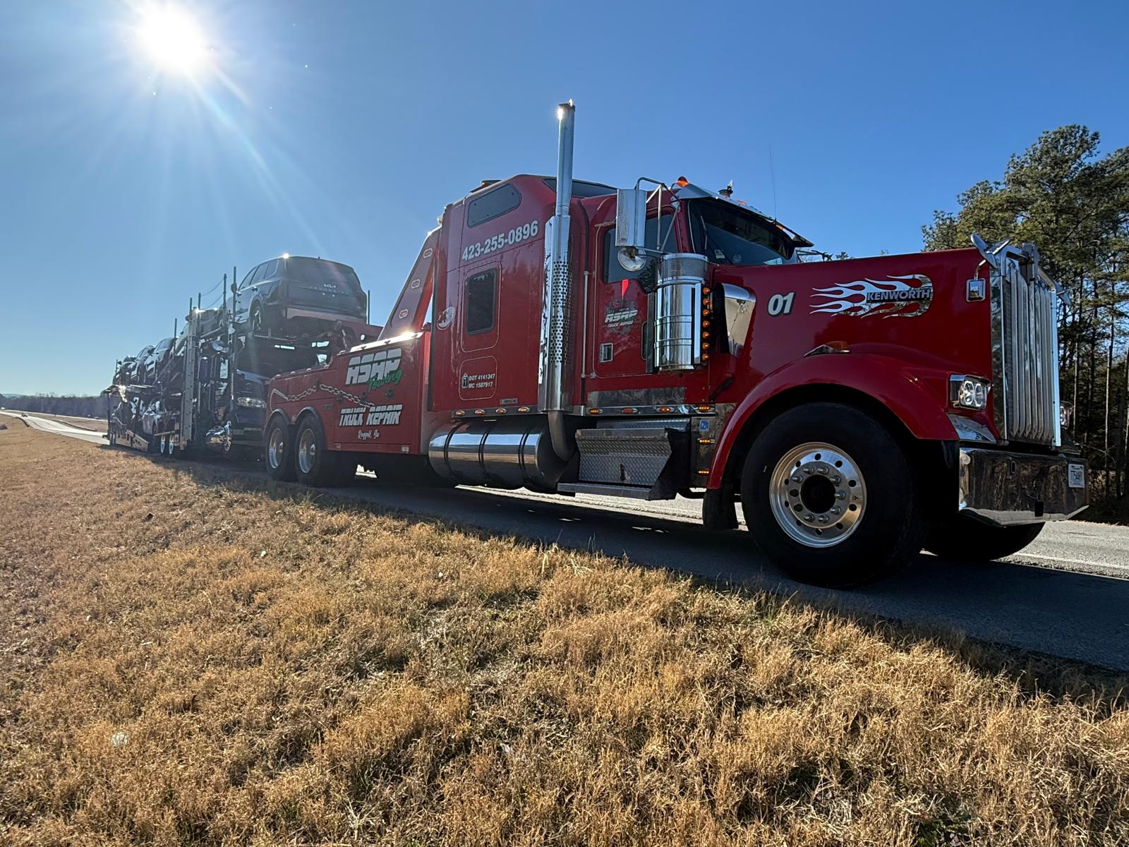 Winch recovery I-75 Ringgold GA